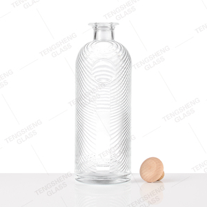 厂家直销750毫升玻璃酒瓶，带橡胶塞，平盖龙舌兰酒，最低订购量2件 - Product Image 4