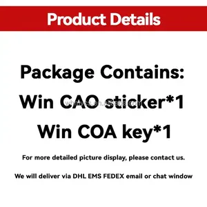 Win10 IoT 2019 LTSC High End OEM COA Key Sticker Lifetime Permanent Activation Free Shipping - Product Image 4