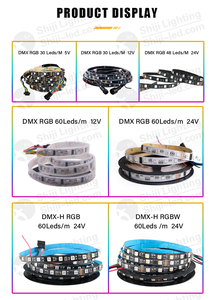 Programmier barer DMX RGB RGBW LED-Streifen 5V 12V 24V DMX512 UCS512B UCS512C UCS512H4L IC Vollfarbpixel-LED-Streifen licht - Product Image 6