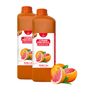Zonegoing Premium 2.5kg Grapefruit <strong>Juice</strong> Concentrate Bulk Packaging Syrup for Bubble Fruit Milk Boba Tea Supermakets and Retail - Product Image 2