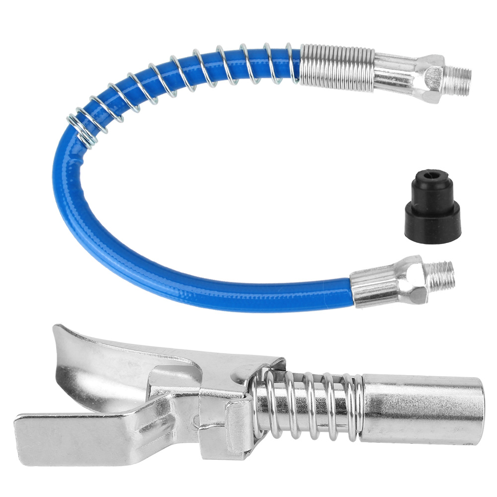 Grease Gun Coupling Grease Gun Adapter Hose Kit Metric Fitting Brass