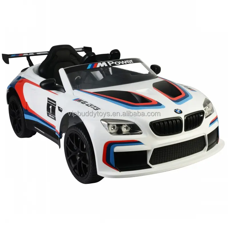 Новая Мода Топ-модель Лицензированная BMW M6 GT3 Автоспорт Гонки 12 В BMW детская езда на электромобиле
