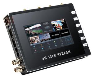 K21 3 Sim card Bonding Router 4G WIFI LAN HDMI SDI H.265 H264 4K Video Switcher Mixer Encoder Decoder RTMP RTMPS SRT - Product Image 1