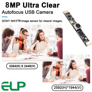 ELP 8MP mini USB Autofocus Camera driver gratuito di piccole dimensioni IMX179 modulo fotocamera web USB per PC per windows linux android, Mac OS - Product Image 2