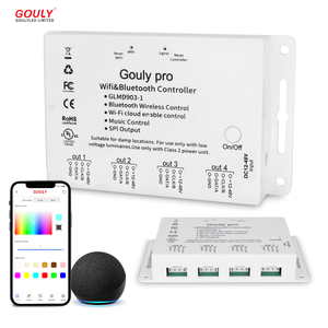 Gouly светодиодный контроллер света wifi bluetooth 2,4 ГГц rf Облачное приложение удаленный умный светодиодный контроллер - Product Image 1