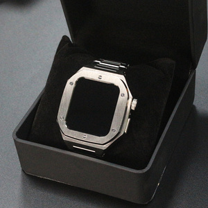 Stainless Steel case and Band 45mm Luxury Modification Kit Retrofit for <strong>apple</strong> Watch Series SE 5 6 7 8 - Product Image 6