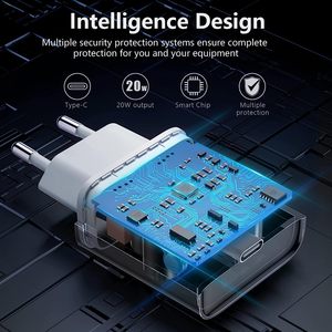 Custom CE Certified PD 20W USB Fast <strong>Charger</strong> Cable for iPhone 14 13 12 11 <strong>8</strong> 7 6 Pro Max PD 20w USB-C Fast <strong>Charger</strong> - Product Image 3