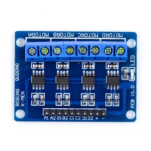 Toptan Fiyat HG7881 4 Kanallı DC motor sürücü panosu Denetleyici Modülü 2.5-12 V arduino için/İyi Servis