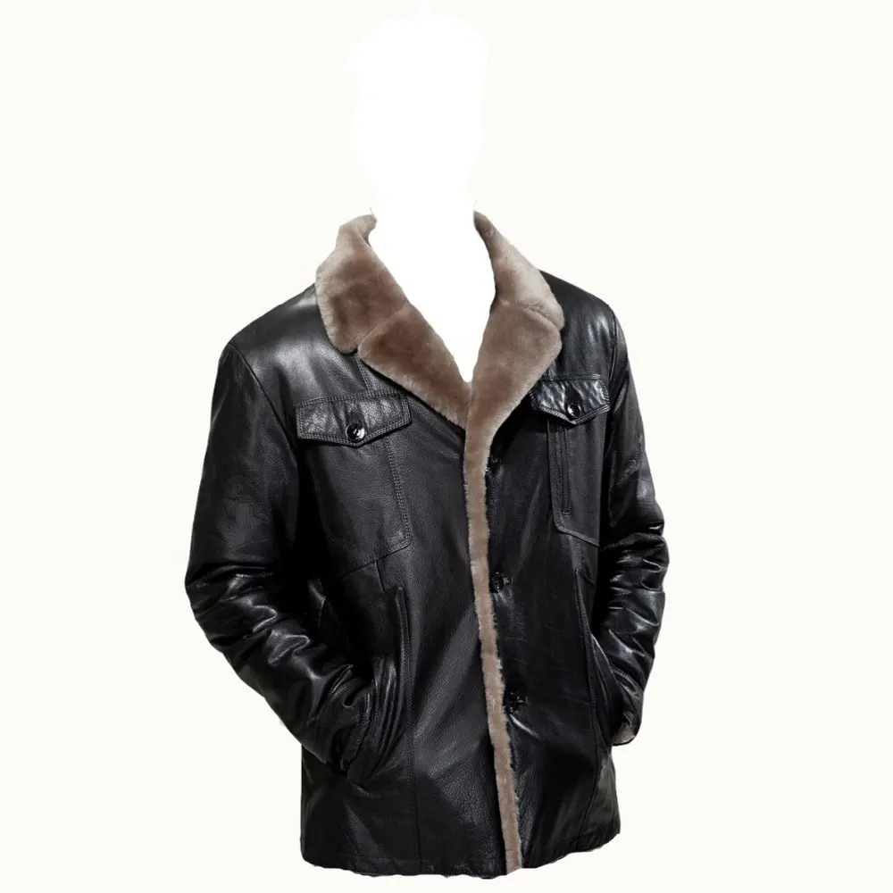 Chaqueta de cuero sintético para hombre, cazadora informal para motocicleta, abrigos de cuero para motorista, cazadora europea de cuero genuino, novedad de invierno de 2022