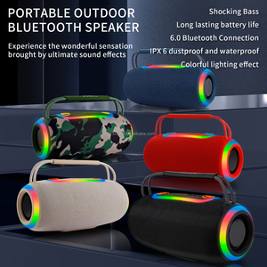 Altavoz Boombox inalámbrico portátil XBWEB Pro14 de 20W, mango LED RGB resistente al agua para fiestas en casa al aire libre para uso en ordenador y teléfono móvil - Product Image 6