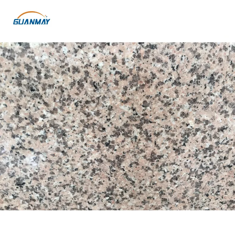 Dalle de granit personnalisé bon marché Guanmay Granit rose de Chine Rosa Porino pour carreaux de sol d'escalier