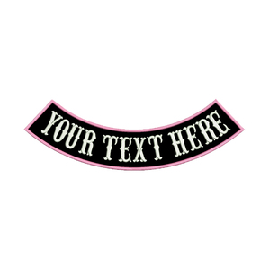 カスタムボトムロッカー刺Embroideredパッチカスタムあなたのテキスト文字はジャケットのバイカー刺Embroideryパッチの鉄に名前を付けます - Product Image 3