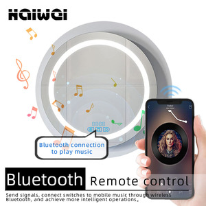 60W 12V 5A Baño iluminado 2 + 1 LED Espejo Sensor táctil 2 botones Control inteligente Tiempo Temperatura Pantalla Bluetooth Interruptor táctil - Product Image 6