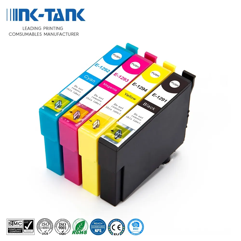 INK-TANK 129 T129 T1291 T1292 T1293 T1294 cartuccia d'inchiostro a getto d'inchiostro compatibile Premium per stampante Epson Stylus SX435W SX525WD SX235W