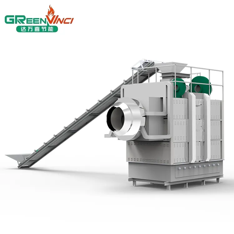 Greenvinci-Quemador de pellet de madera para calefacción de agua, ahorro de energía sin humo, alta eficiencia, industrial, para calderas