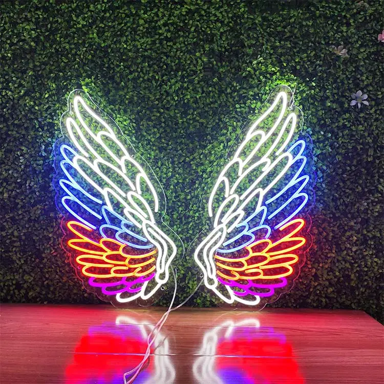 Letrero de neón personalizado hecho a mano, luz Led de neón personalizada, colgante de pared, letrero publicitario, decoración para fiesta de boda