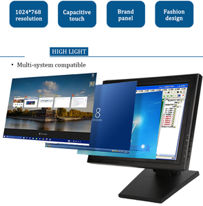 Desktop or Wall Mount 21.5&quot; Inch 22&quot; Inch Raspberry Pi Touch Screen <strong>Monitor</strong> 4-wire Resistive Touch <strong>Monitor</strong> with VGA - Product Image 3