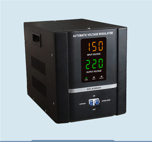 Yüksek hassasiyetli SVC 5kVA AC tek fazlı otomatik voltaj regülatörü sabitleyici - Product Image 1