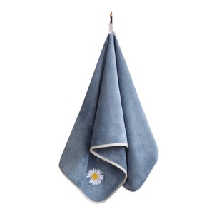 Microfiber <strong>Towel</strong> Daily Small <strong>Daisy</strong> Youth Gift Quick Drying Absorbent Soft Embroidered Word - Product Image 1
