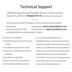 ALINX AXKU062 Xilinx Kintex UltraScale XCKU060 PCIE 3.0 scheda di sviluppo FPGA SFP FMP HPC Kit per pc - Product Image 6