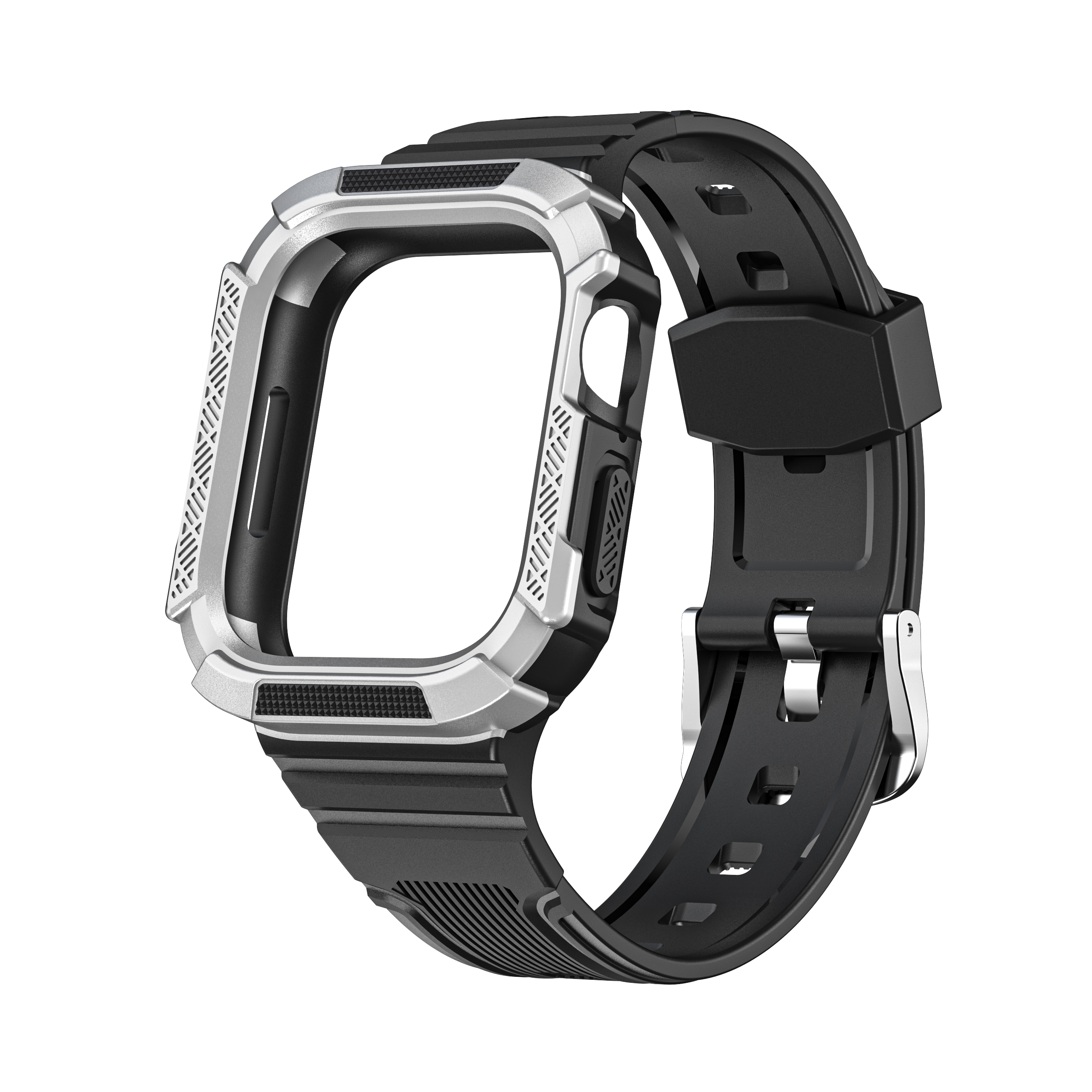 Marco negro + plata