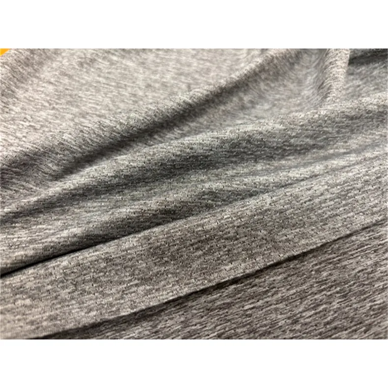 Wholesale single jersey mesh fabric 94% polyester 6% spandex 4 way stretch econyl sport mesh fabric