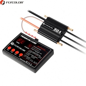Flycolor 50A 70A 90A 120A150AブラシレスESC2-6SRCボートRCボート用BECシステム付き防水ESCプログラムカード