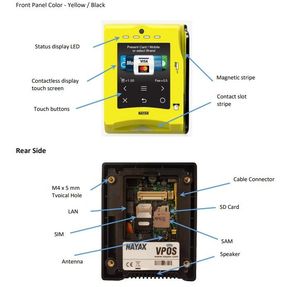 Оптовая Продажа с фабрики Nayax кард-ридер POS-машина для безналичной транзакции и VPOS сенсорный торговый автомат система смахивания карт - Product Image 4