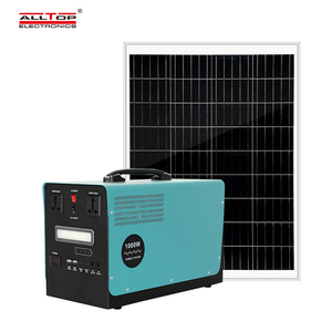 新型便携式太阳能电站，带交流输出500W 1000W 1500W太阳能系统 - Product Image 2