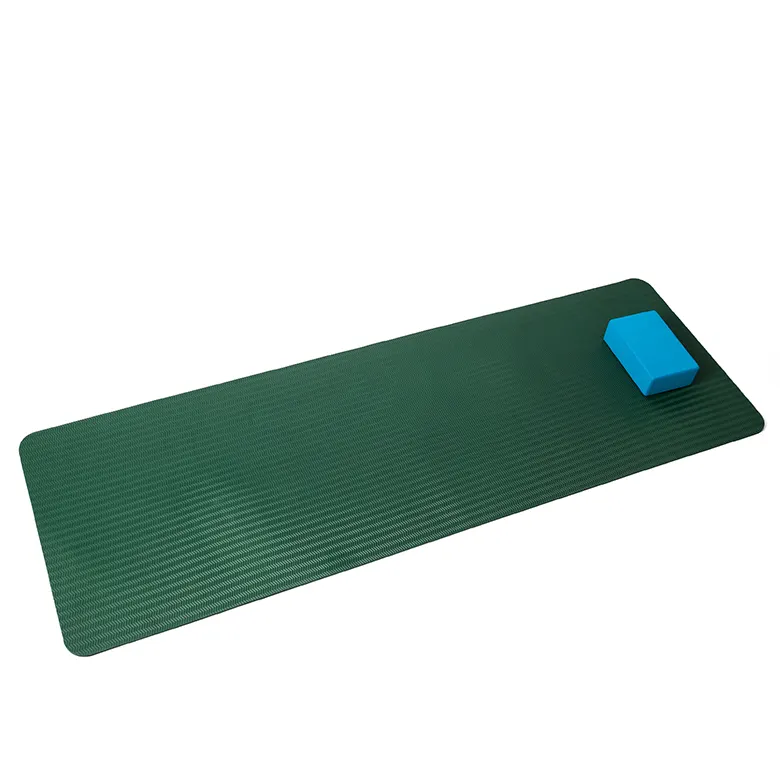 Fabrieksfabrikant Prijs Dubbellaags Goedkope Groene Aangepaste Print Organische Milieuvriendelijke Antislip Rubber Yoga Mat