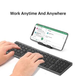 B089 Folding BT Wireless <strong>Keyboard</strong> Foldable <strong>Numeric</strong> <strong>Keypad</strong> Number Pad for Windows Android Ios mac Portable <strong>Keyboard</strong> - Product Image 6
