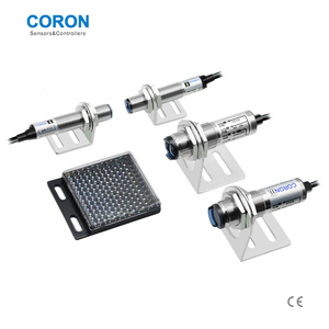 Sensor óptico fotoeléctrico CORON PNP NPN para detección de largo alcance utilizado para conteo y posicionamiento de detección de objetos