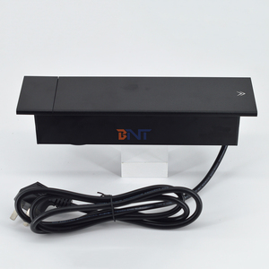 Cover-sliding <strong>Tabletop</strong> <strong>Socket</strong> Power <strong>Socket</strong> Hidden Desktop Recessed Aluminum Alloy 16A Plug <strong>Socket</strong> - Product Image 2