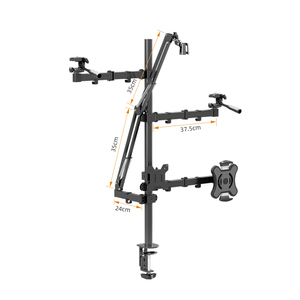 モニターコンピューター画面用の多機能ライブマウント13-27インチ22ポンド - Product Image 4