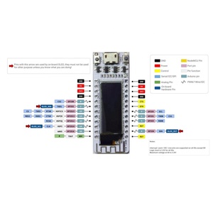 Arduino NodeMCU için 0.91 inç OLED ekran 128X32 beyaz ESP8266 Wifi Kit8 geliştirme kurulu