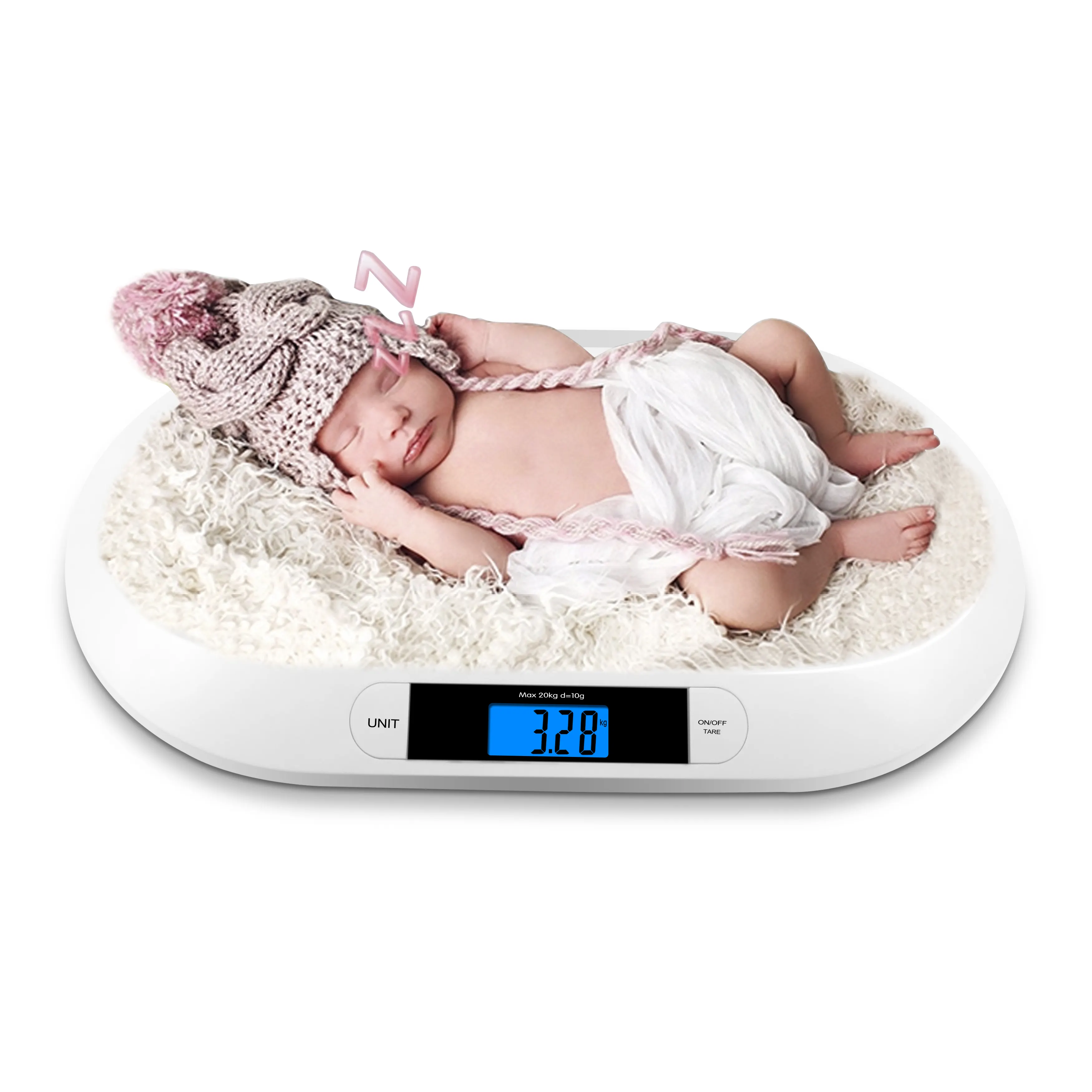 CABRY Guter Preis 20KG Maßnahme Säuglings waage Digitale hochpräzise elektronische Baby waage Intelligente Körper waage