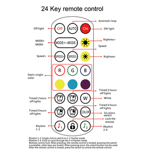 Feican RGB LED masa lambası beyaz ışık engelleme ABS vücut uzaktan kumanda ve müzik için Bluetooth kontrolü - Product Image 3