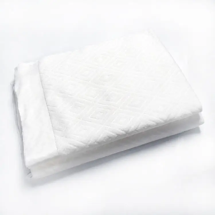 Ihram Umrah Hajj Towel Clothes Made in China Cotton Material Ihram for Muslims Two Pieces Per Set Adult Woven Rectangle Pilgrim