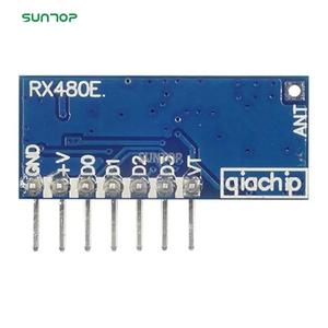 4-CH-Ausgang für Fernbedienungen 1527 2262 HF-Empfängercode-Decoder modul 433MHz RX480E-Funkempfängermodul - Product Image 5