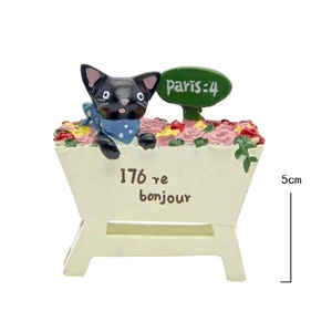 Mikro peyzaj dekor DIY aksesuarları yeni siyah kedi tabela hayvan minyatür peri bahçe ev evleri dekorasyon Mini zanaat