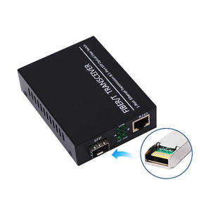 千兆SFP光收发器10/100/1000M以太网至双绞线转换器，带RJ45 POE网络，可供FTTH使用 - Product Image 5