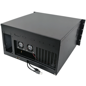 5U rack chasis de control industrial con pantalla de 12,1 pulgadas, teclado, ratón táctil, condensador táctil, pantalla, caja de ordenador - Product Image 5