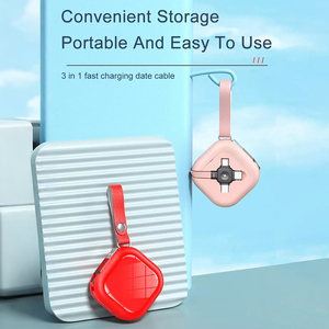 สายชาร์จอเนกประสงค์3A สายชาร์จเร็วหลายสายเคเบิ้ล USB แบบยืดหดได้สายชาร์จอเนกประสงค์3 in 1พร้อมพอร์ต L/type c/ Micro USB - Product Image 3