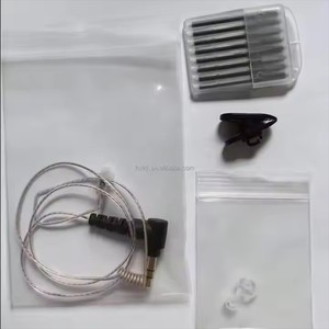 35mm kablolu müzik kulaklık dinle sadece kulaklık güvenlik kulaklık Mini gizli kulaklık için iki yönlü radyo ile yedek kiti - Product Image 5