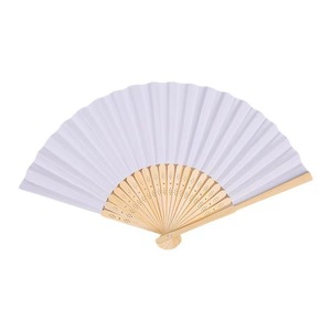 定制夏季折叠手扇婚礼派对日本中国复古风格竹材料婚礼绘画产品