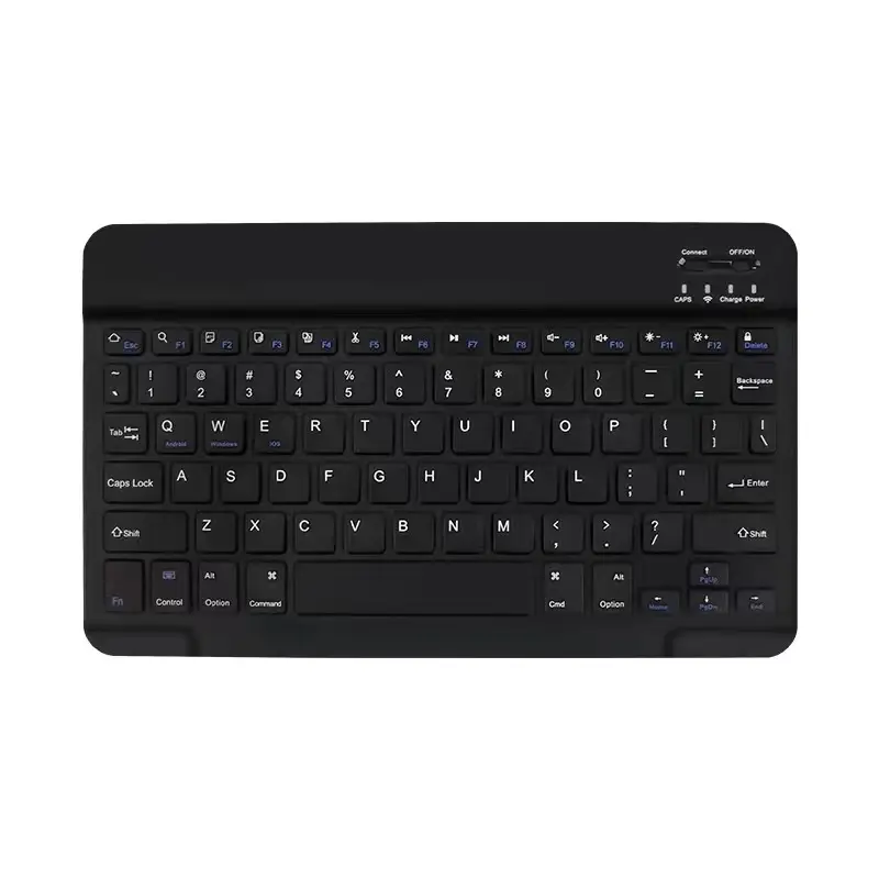2023 Neue Universal Slim Portable Wireless Bluetooth-Tastatur für Ipad 10.2 Tisch tastatur mit eingebautem Akku
