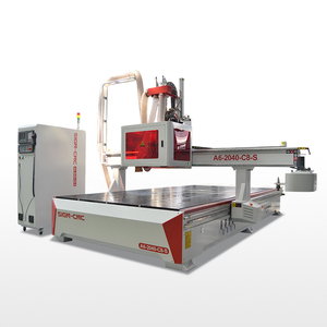 4轴3d A6-2040-C8-S数控木雕机带自动转向锯数控刳刨机价格木工 - Product Image 2