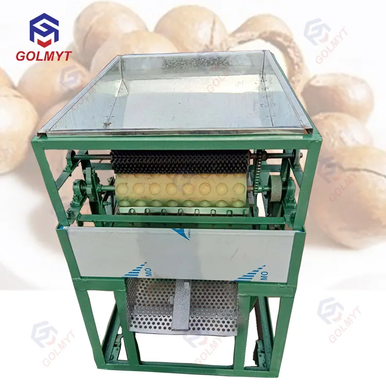 Hawaiian fruit breaking machine macadamia mouth cutting cracker machine nut tapping threading opening machine