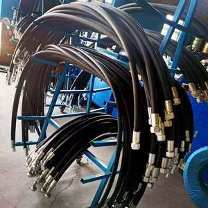ท่อสายแรงดันสูงท่อขุดเจาะน้ำมันท่อ Dn38 Dn51 EN857 EN853อุปกรณ์ท่อไฮดรอลิก R1 4SH 2SN R2 - Product Image 2
