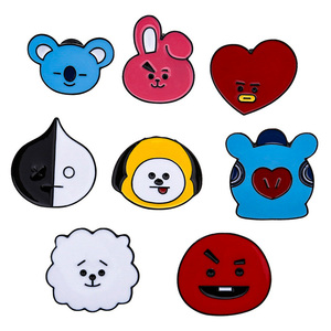 Tùy Chỉnh UV In Mềm Men Cho Ve Áo <span class=keywords><strong>Pin</strong></span> Dễ Thương Động Vật Huy Hiệu Logo Maker Cứng Men <span class=keywords><strong>Pin</strong></span> Với Kim Loại Long Lanh Cho Phim Hoạt Hình Người hâm mộ - Product Image 4